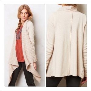 Anthropologie shawl collar cardigan S